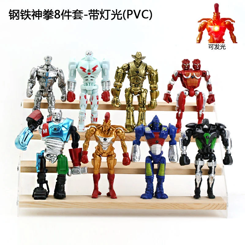 钢铁神拳铁甲钢拳亚当金霸王偷袭者手办动漫非JAKKS男童网红玩具