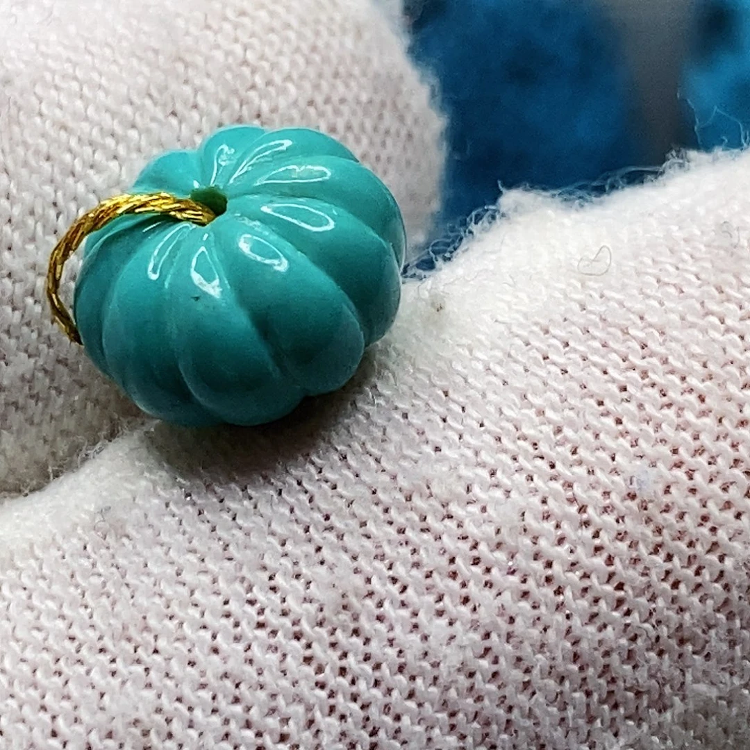 绿松石未镶嵌天然原矿 带武汉地大证书