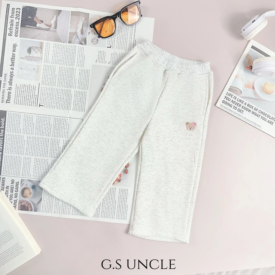 【】E038女宝休闲裤秋冬季新款儿童童装加绒休闲裤