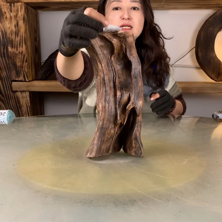 每***果天然的云南紫柚木会黄水