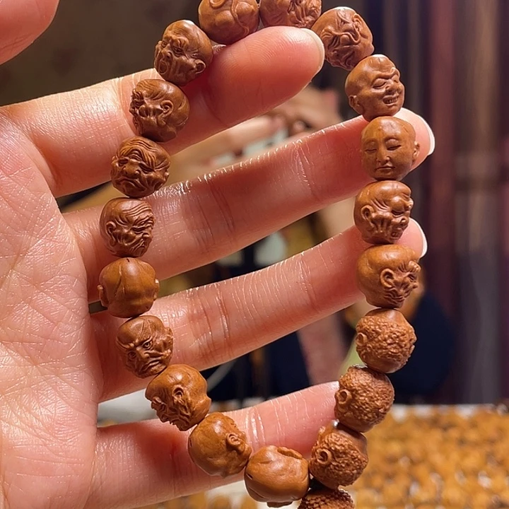 手串/手链橄榄核龙纹桃核