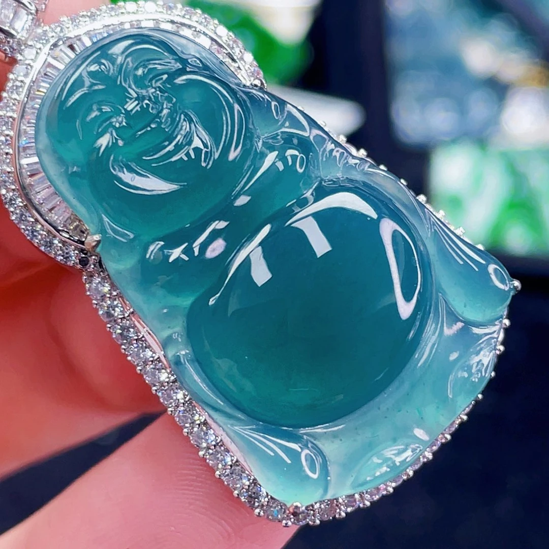 翡翠未镶嵌颈饰1，