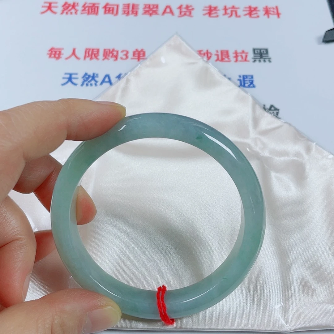 翡翠未镶嵌手镯天然翡翠手镯62