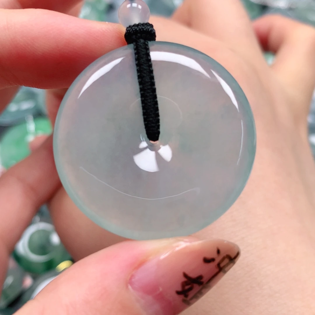 颈饰未镶嵌翡翠天然翡翠