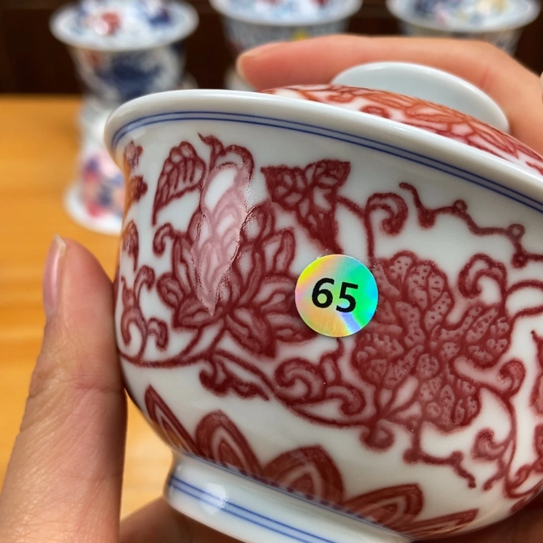 手绘现代茶具非古董