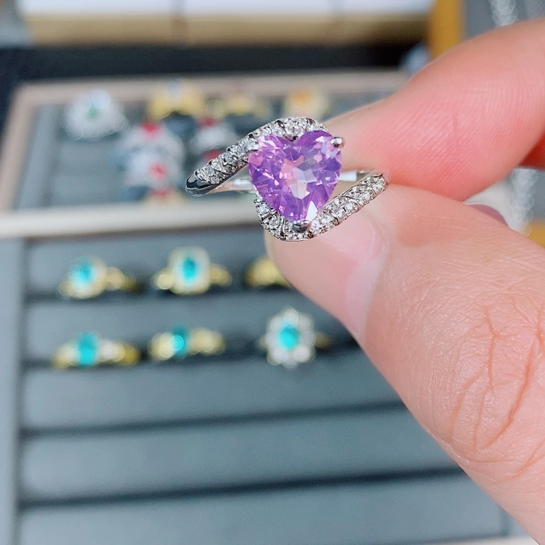 吊坠(不含链)石榴石银S925镶嵌