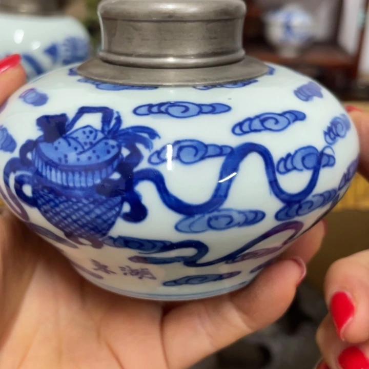 波***旬锡中古艺术品摆件