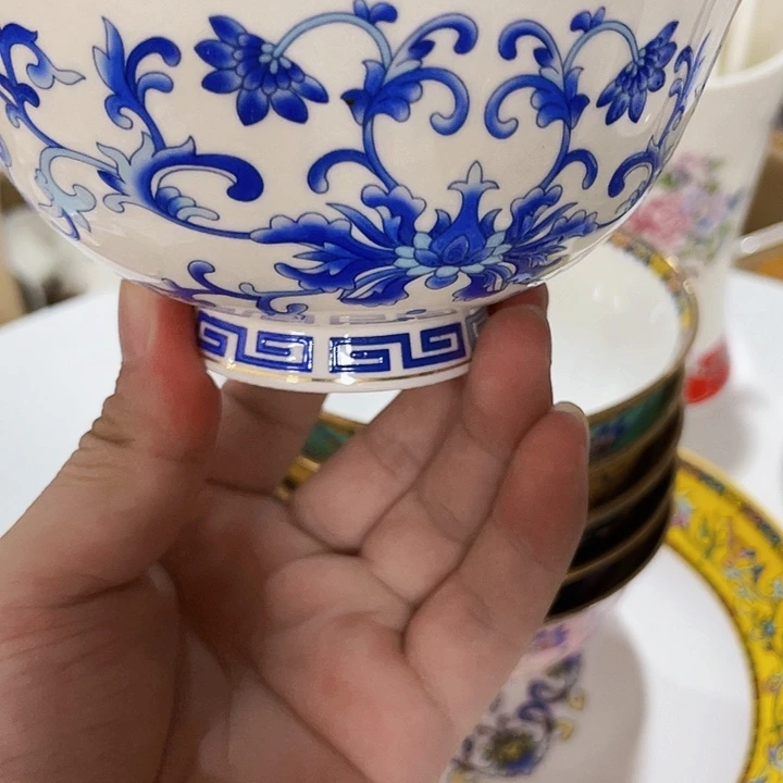 4.5英寸青花6个…………