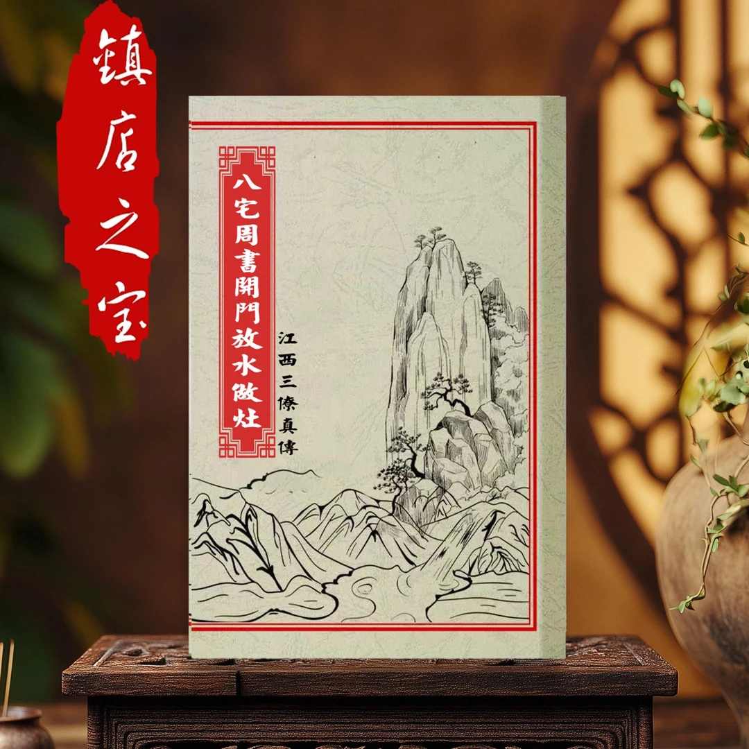 八宅开门放水作灶彩色二十四山安灶作灶吉凶中国古代文化常识图书