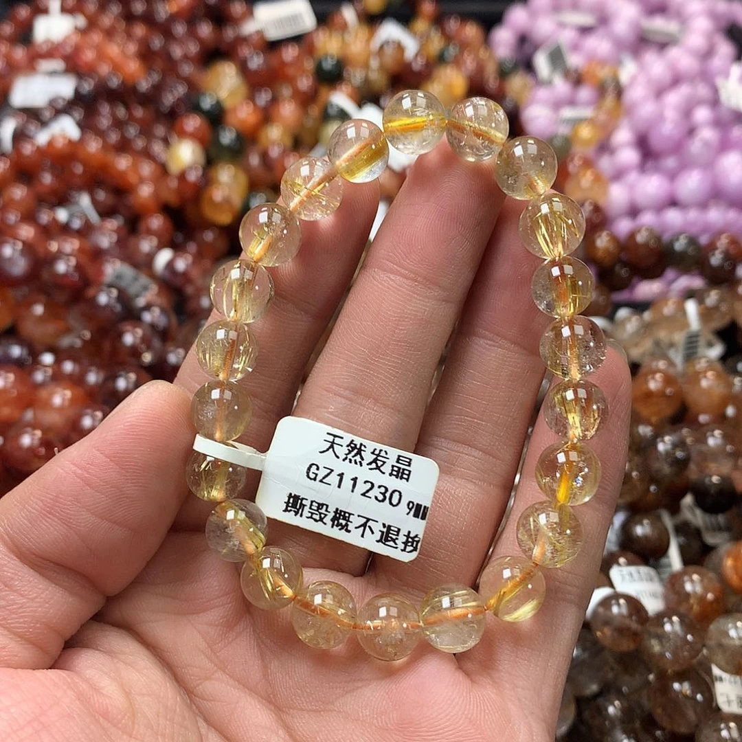 水晶手链未镶嵌，