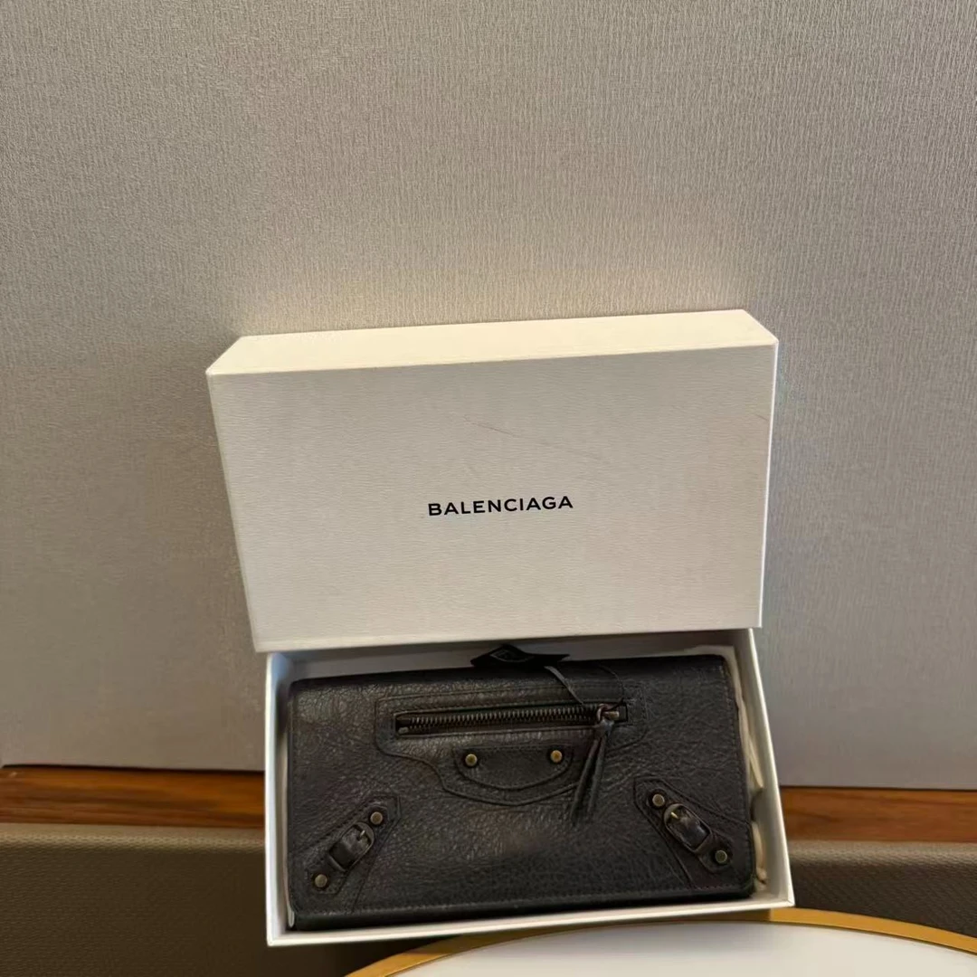 95新 Balenciaga/巴黎世家 乱乱子中古/女士/钱包/118027