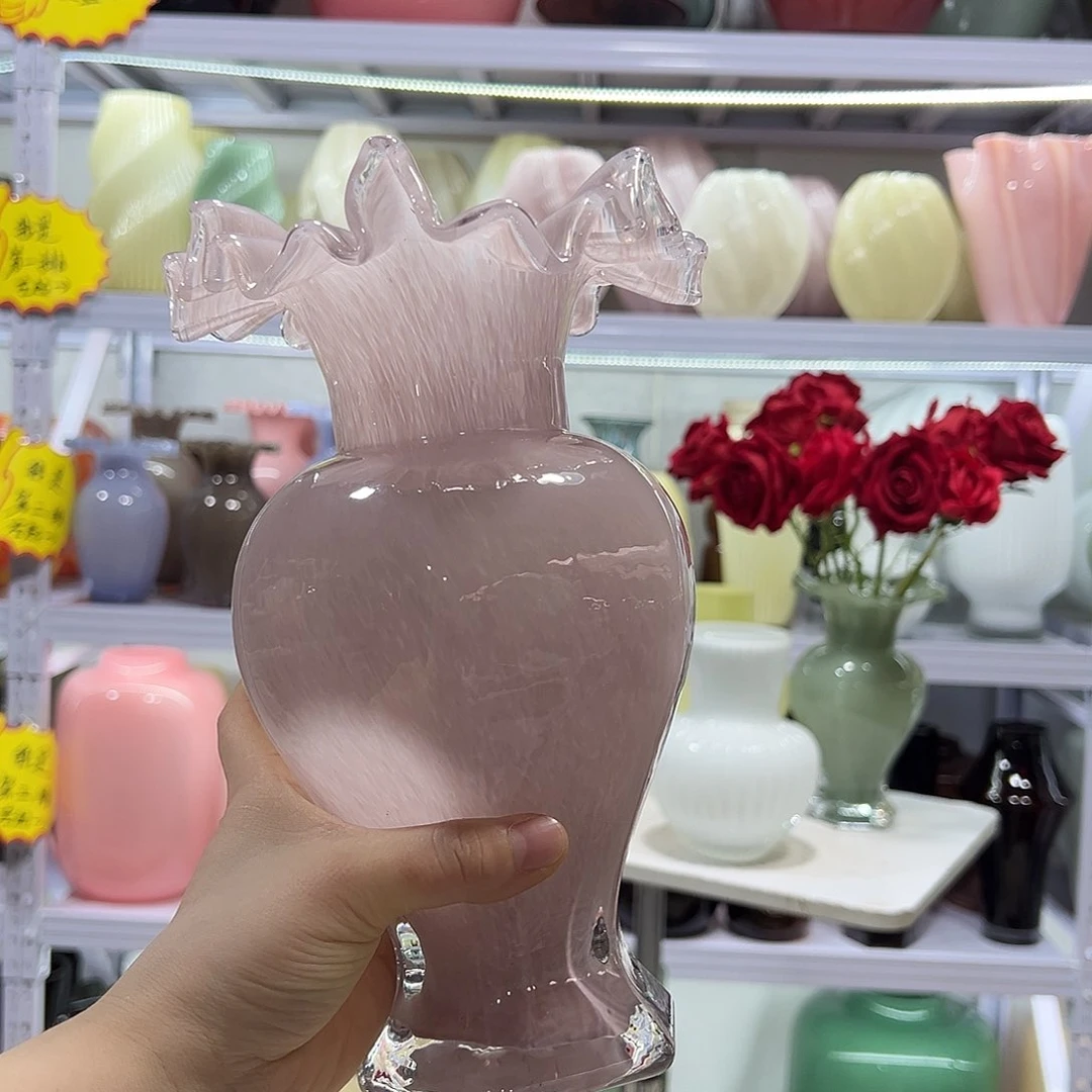 粉色花瓶微瑕058990
