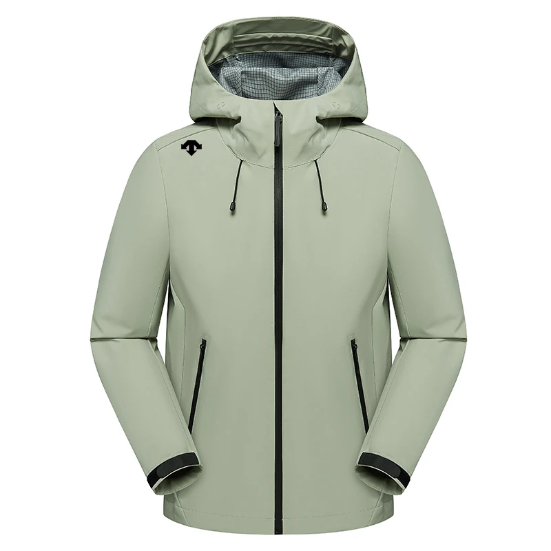 【商场同款】迪桑男女款长袖户外冲锋衣防风防水防雨登山外套户外服