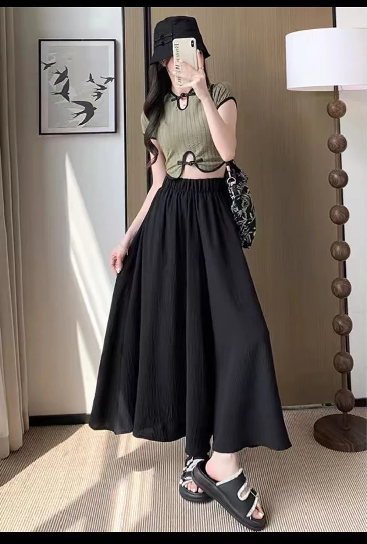裙裤百搭夏季垂感好