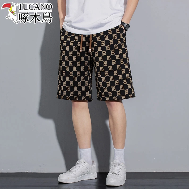 TUCANO/啄木鳥五分短裤男夏季高端品质大裤衩男士沙滩休闲花中裤