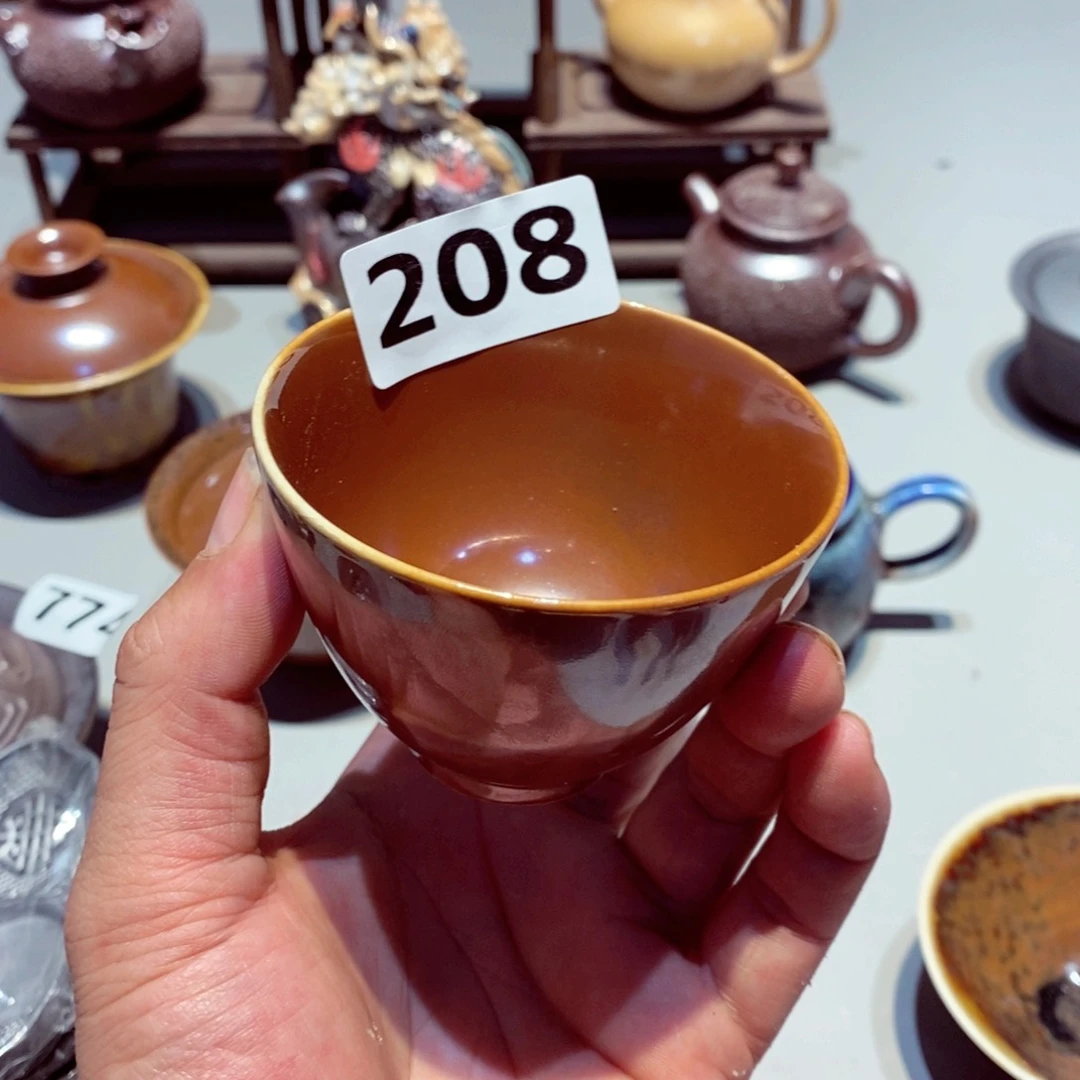柴烧茶具陶瓷杯子
