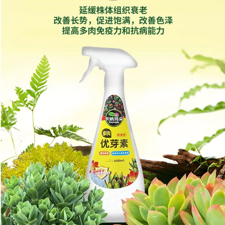 耕芭优芽素多肉专用叶插促芽爆芽催芽家用养花老桩植物营养液即喷