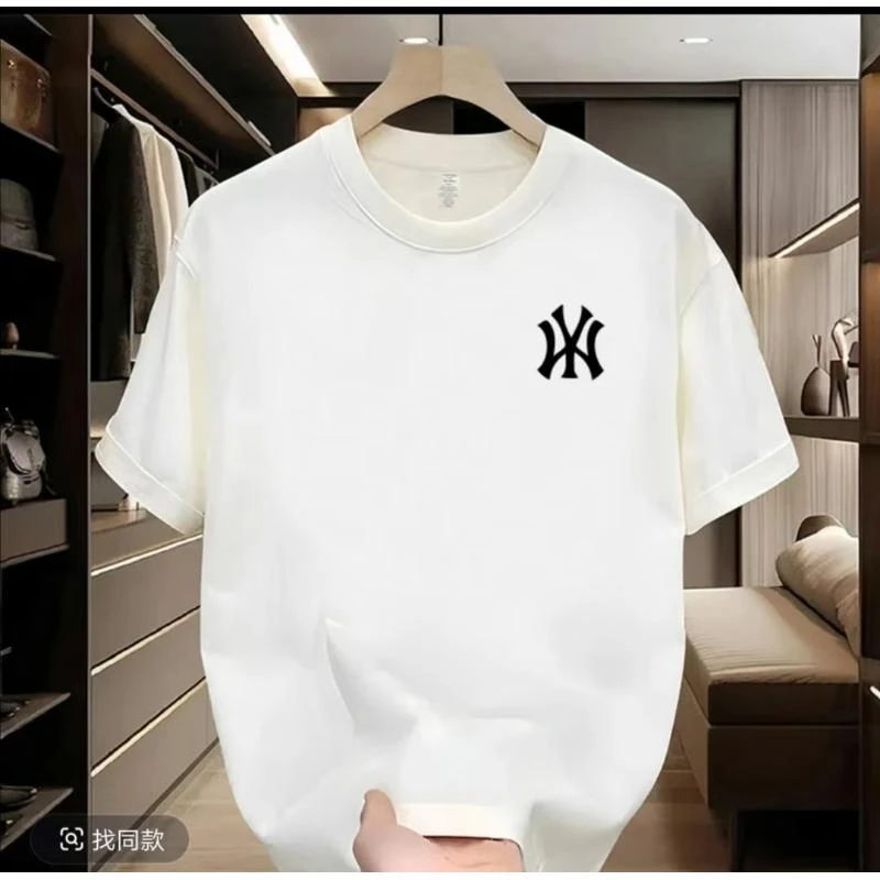 【一折清仓】夏季短袖男女同款情侣半袖休闲透气圆领潮流印花薄款