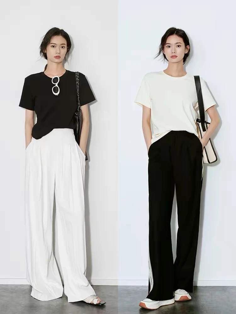 M洋同款宽松慵懒T恤