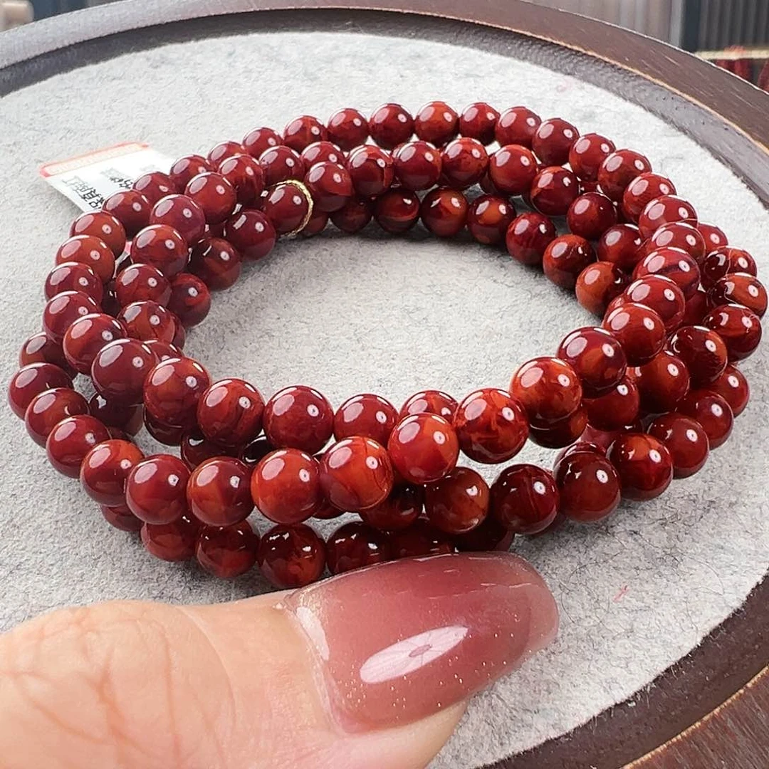 南红玛瑙多圈未镶嵌