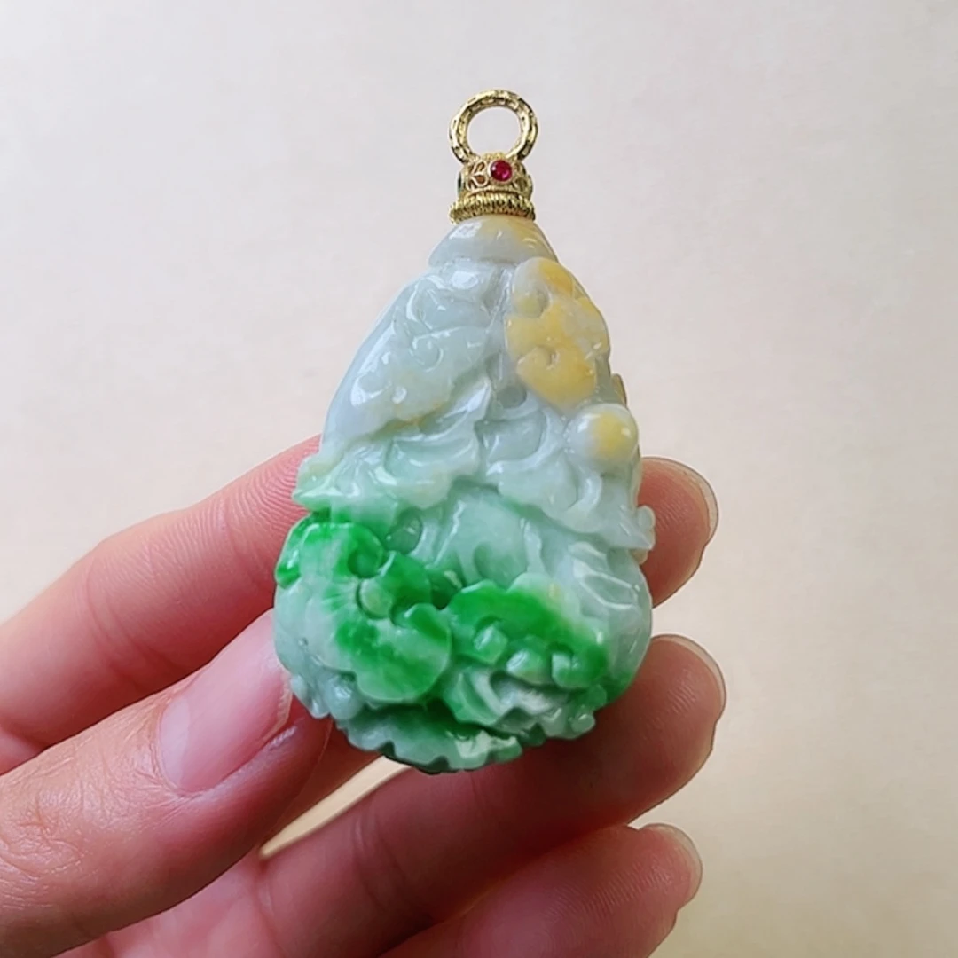 【闪购商品】翡翠颈饰未镶嵌挂件