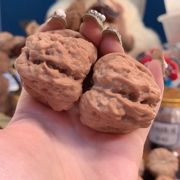 文玩核桃吊坠40 蛤蟆头