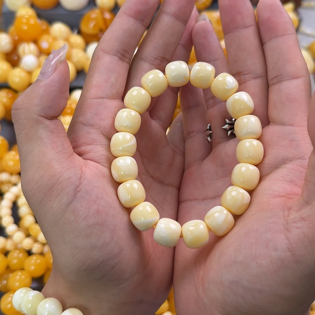 蜜蜡未镶嵌珠宝奇石同料13mm