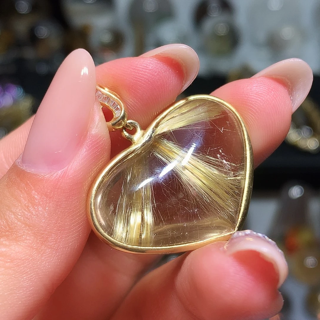 珠宝半成品水晶银S925镀金镶嵌