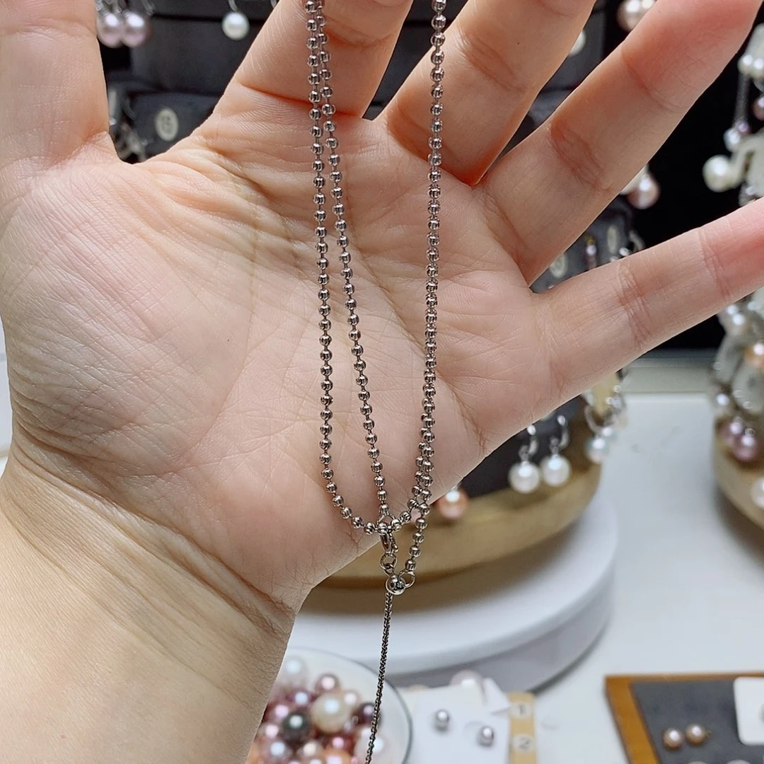 银S925镶嵌淡水珍珠耳饰