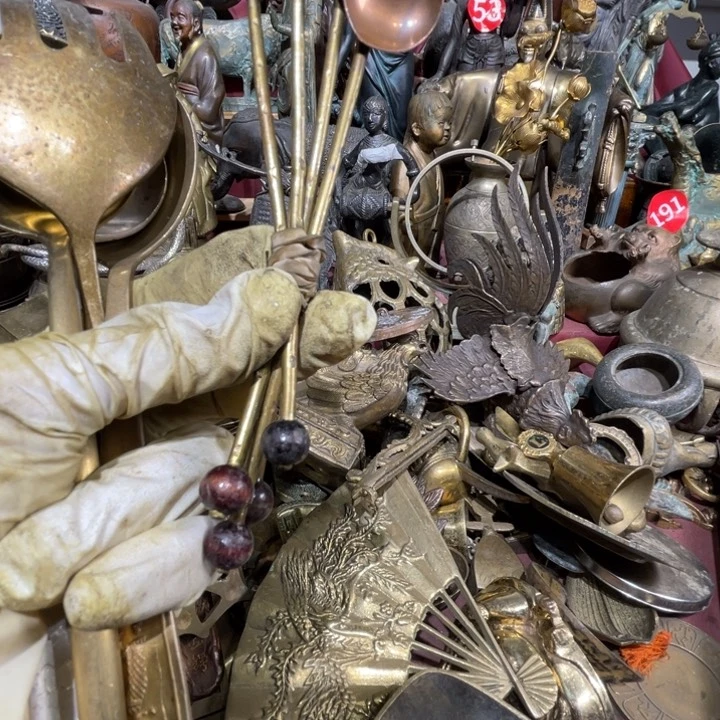 天*大阪回流铜器摆件