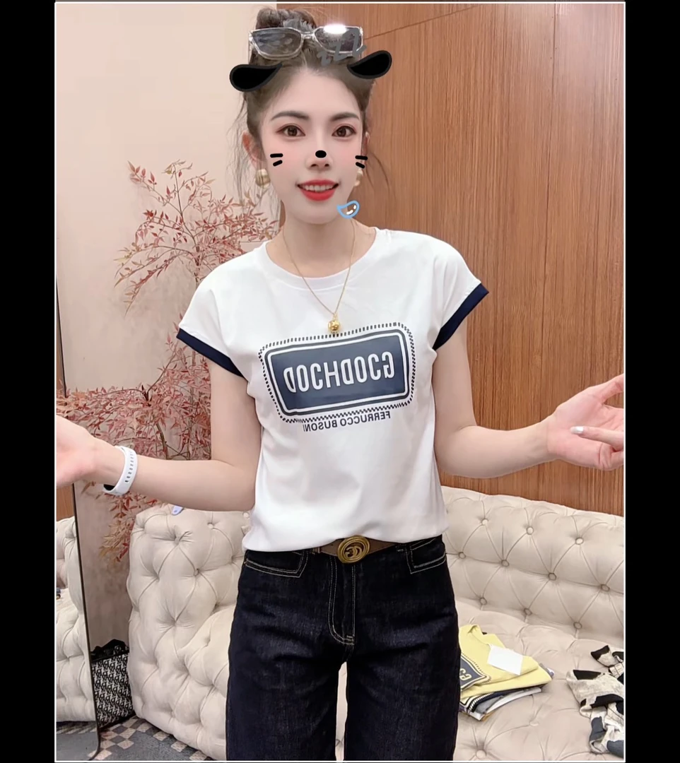 月月家，新款时尚休闲百搭T恤859