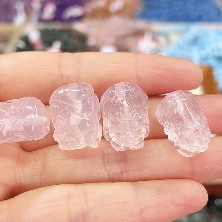 水晶手链未镶嵌粉晶貔貅