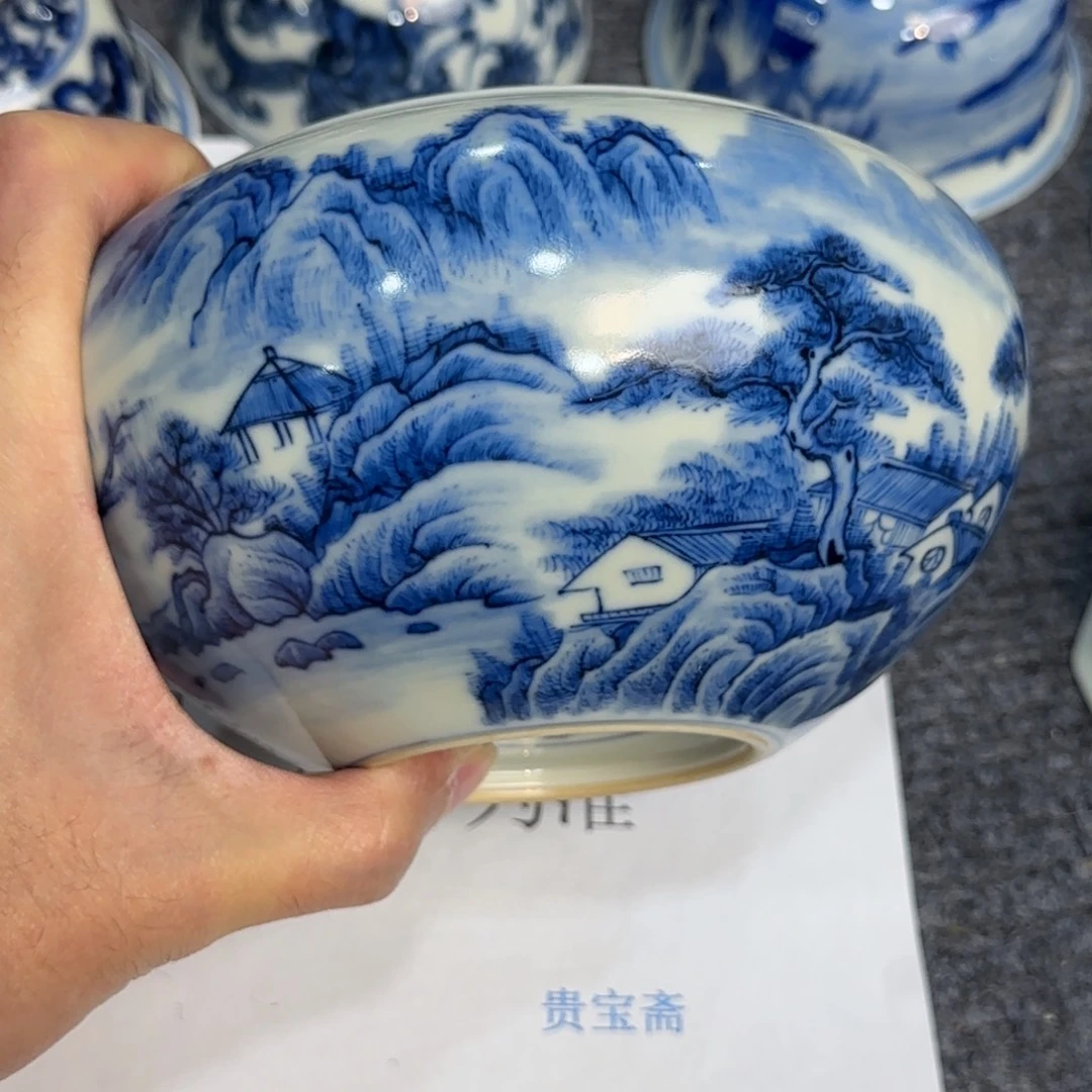 杯子瓷当代仿古精品全手工