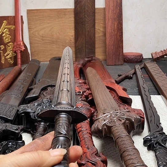 紫光檀木木50长小青竹风云