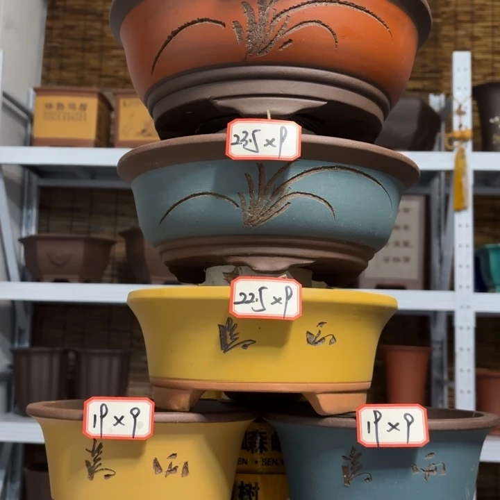 紫砂花盆          100-7