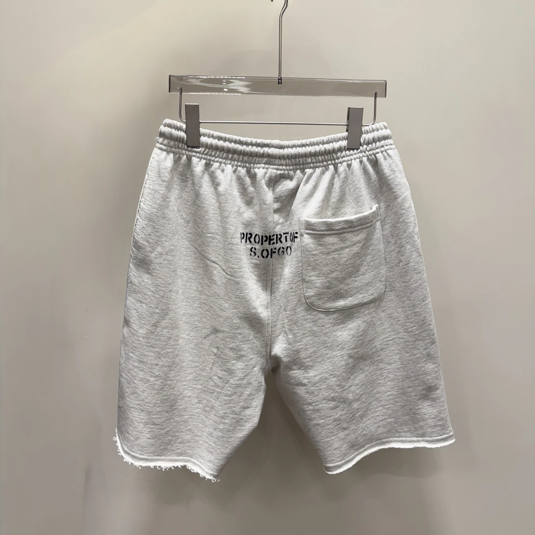 宽松【灰色罗马短裤】男女同款，D28135