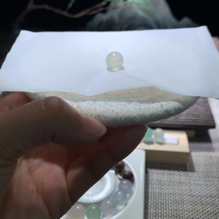 翡翠散珠天然缅甸翡翠A货卡11.1 月光黄