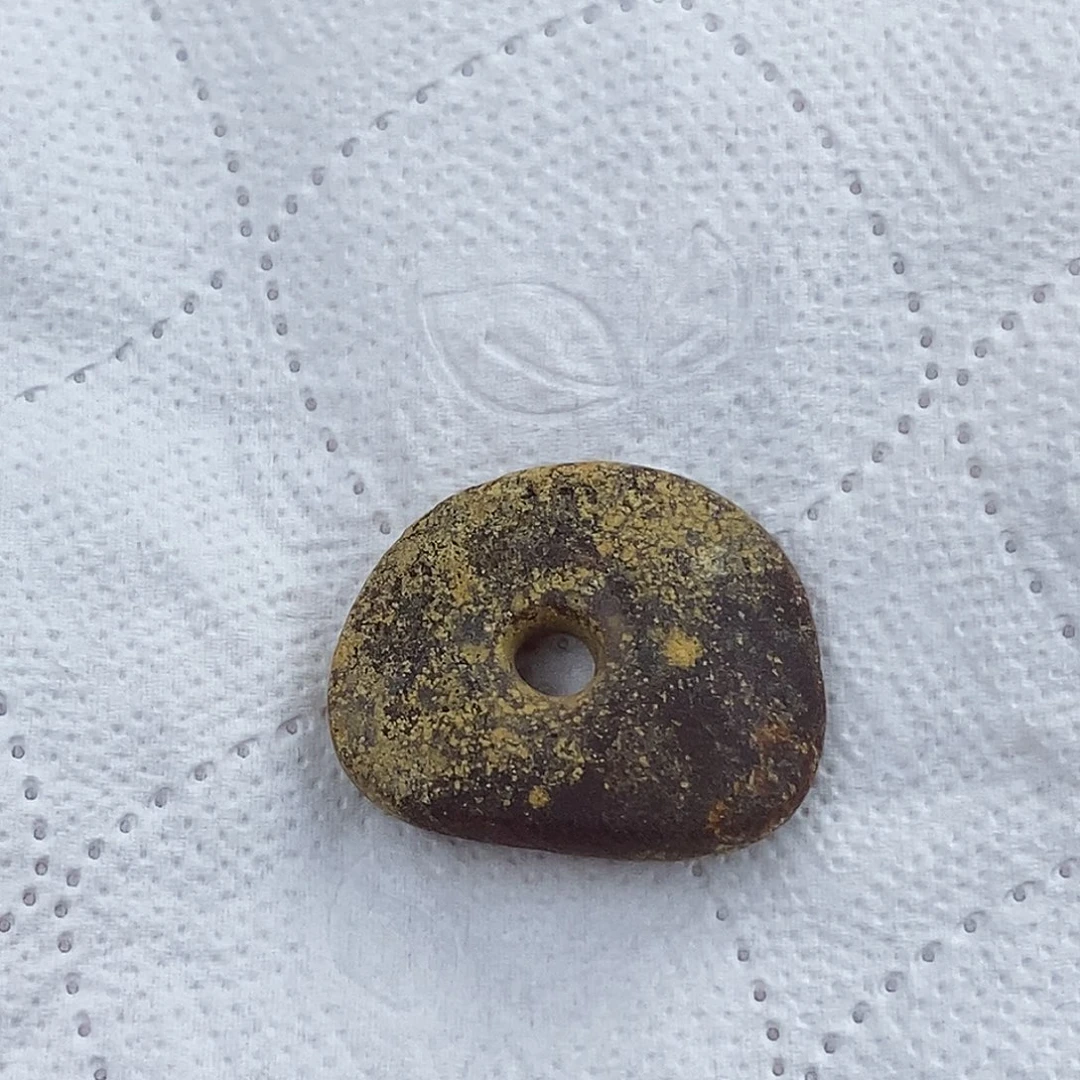 裸石琥珀未镶嵌22x27货币蜡饼子
