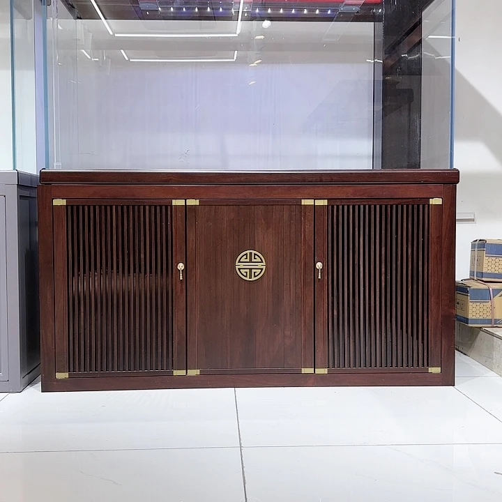 实木贴皮铝合金新中式