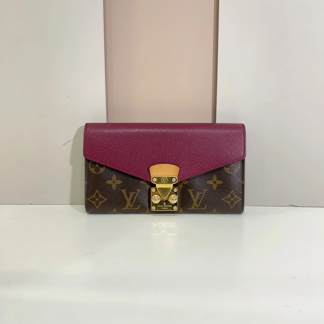 95新 LouisVuitton/路易威登 lv传奇长款翻盖钱包cj5359