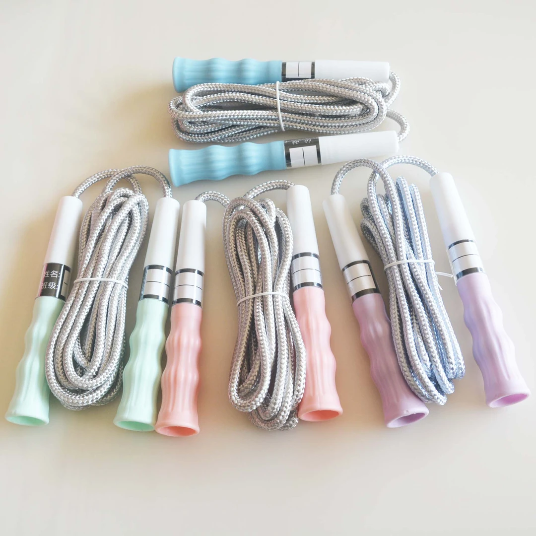 棉跳绳幼儿园小学生初学中考专用体育健身绳子
