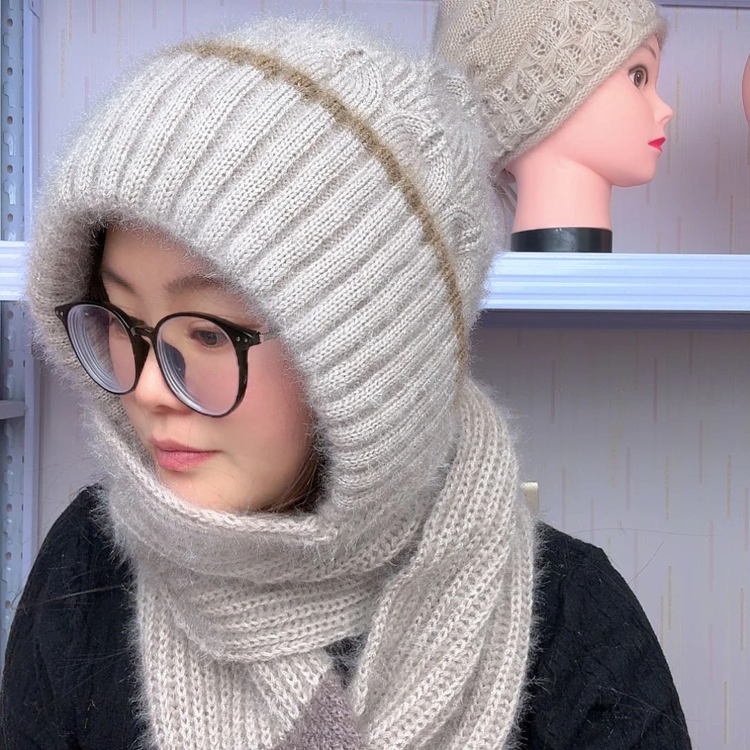 纯棉松鼠绒保暖帽