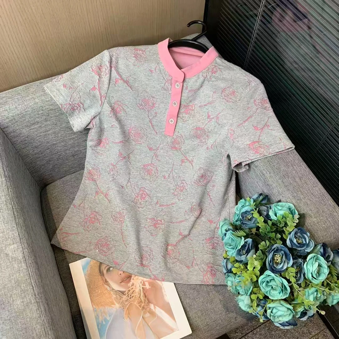 夏季新款设计感女款半袖T恤-X7739