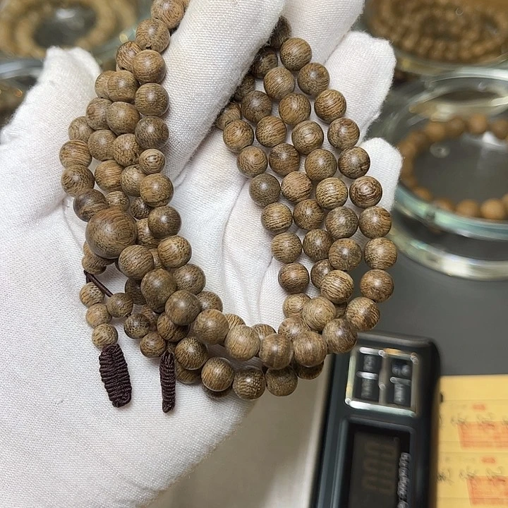 手串沉香文莱特级淳化老料7mm/18克➕9分沉