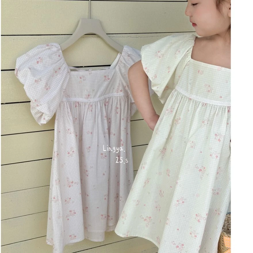 AC508~灵伢·25夏~泡泡袖连衣裙153002L