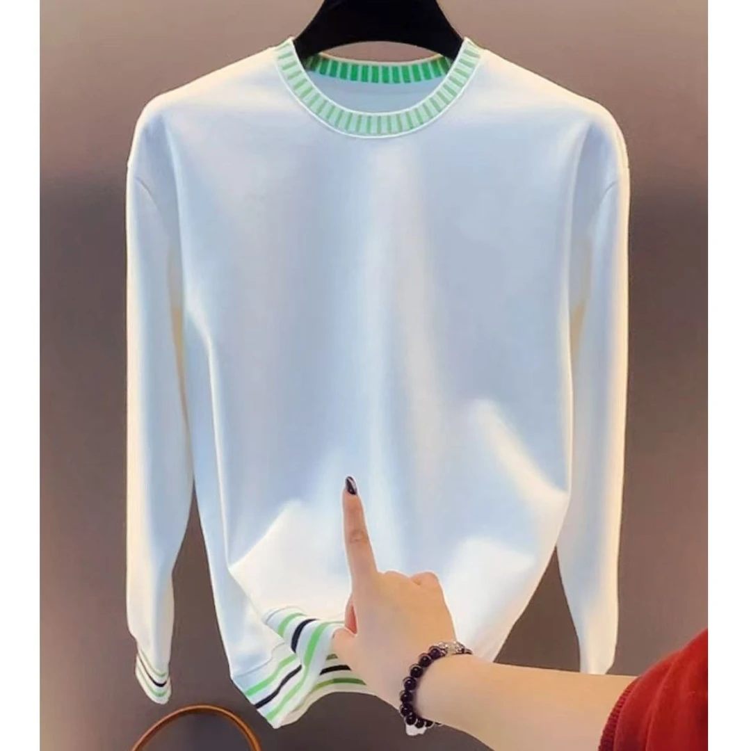 2025秋冬新款男士时尚百搭刺绣圆领卫衣5939