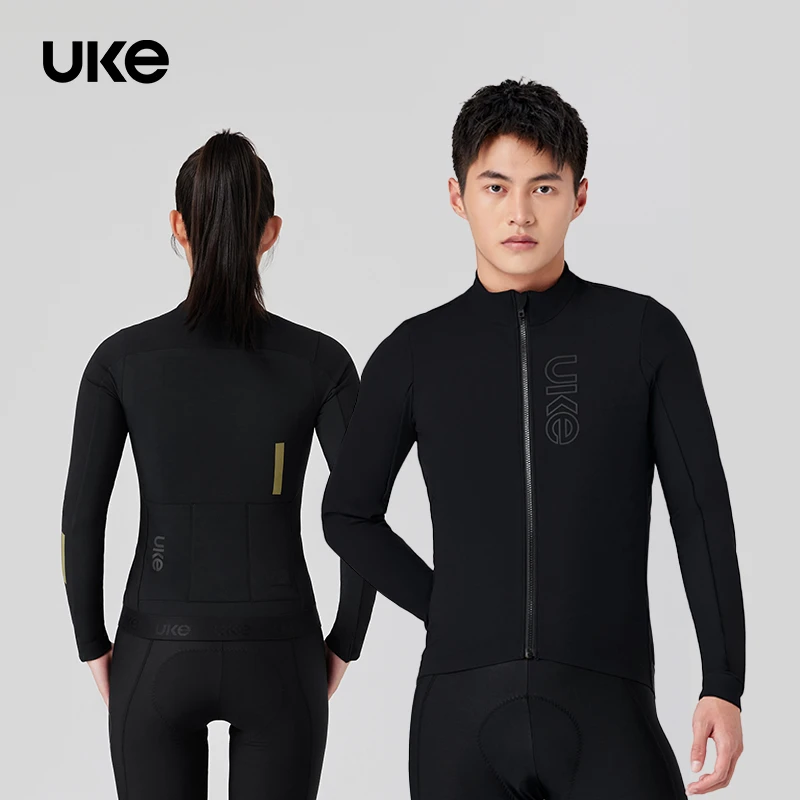 UKE男女秋冬零度双层防风骑行夹克防泼水骑行服防寒 星域/星轨