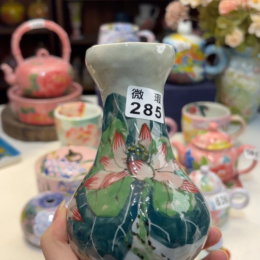 景德镇手绘高温釉下彩陶瓷茶具