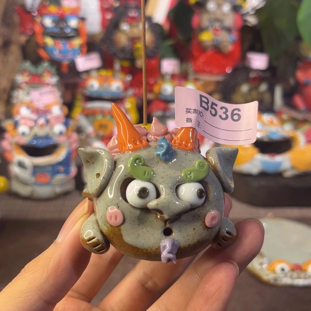 泥塑纯手工茶宠摆件