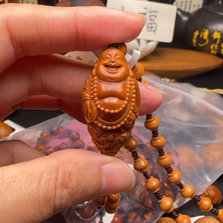 橄榄核手串/手链童子弥勒